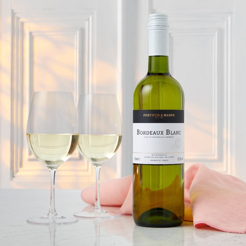Fortnum's Bordeaux Blanc Sec white wine 75cl, UK version