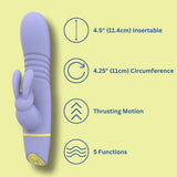 Mina Tide Thrusting Rabbit Vibrator, UK version for adults