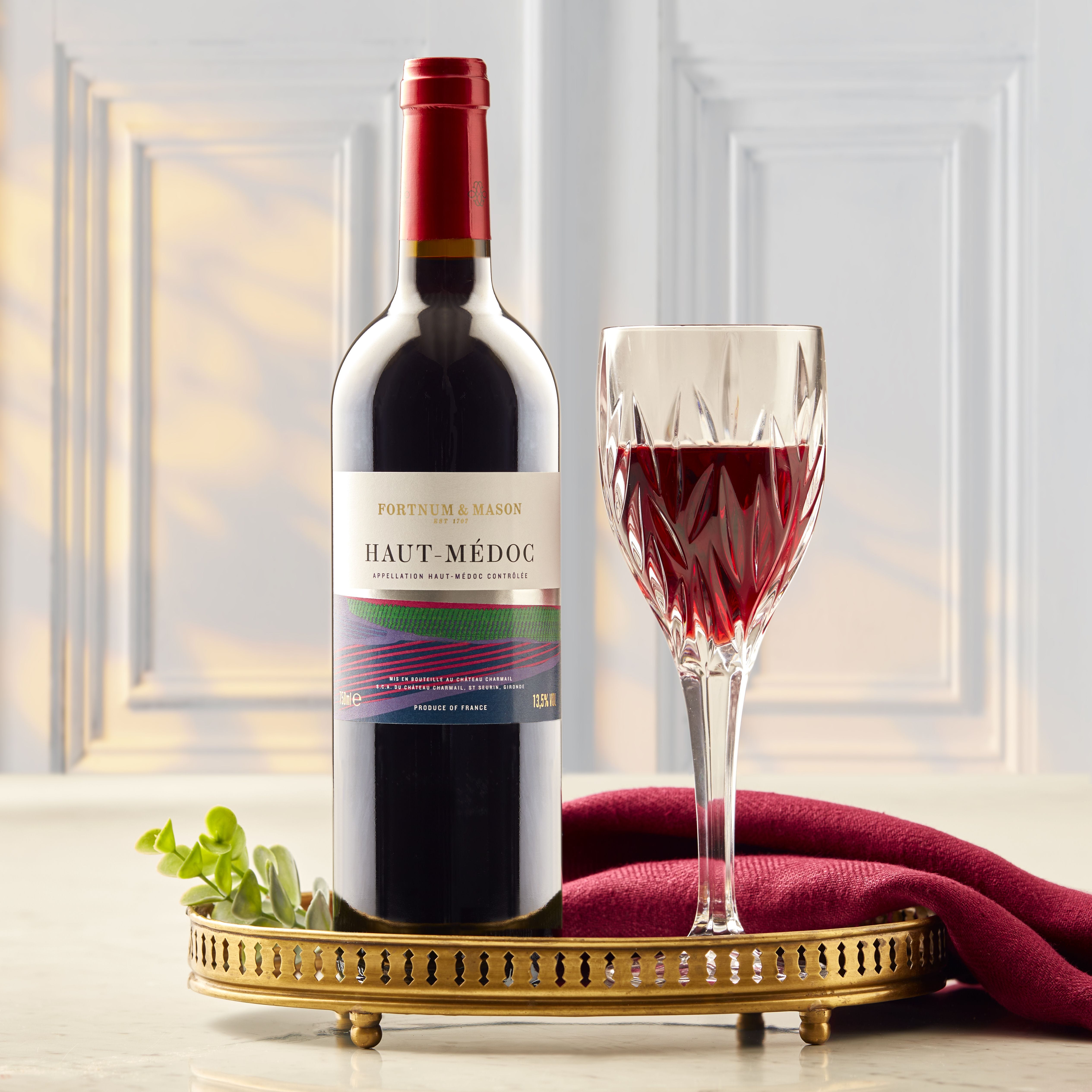 Fortnum's Haut Médoc Tours de Charmail red wine 75cl - British product