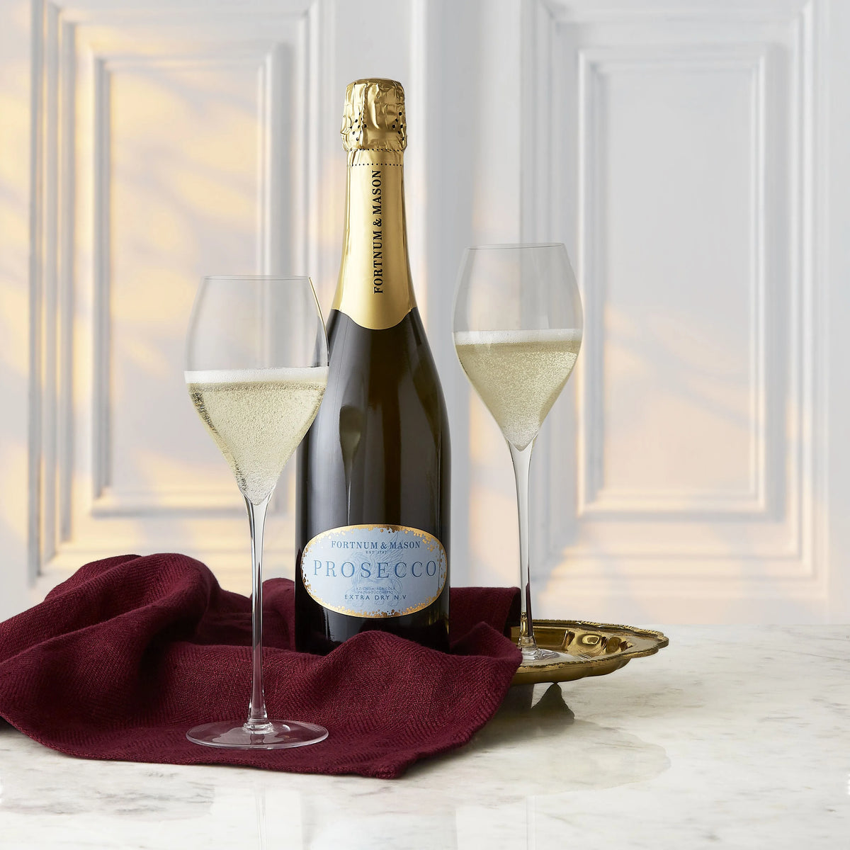Fortnum's Prosecco Valdobbiadene NV 75cl, imported from the UK