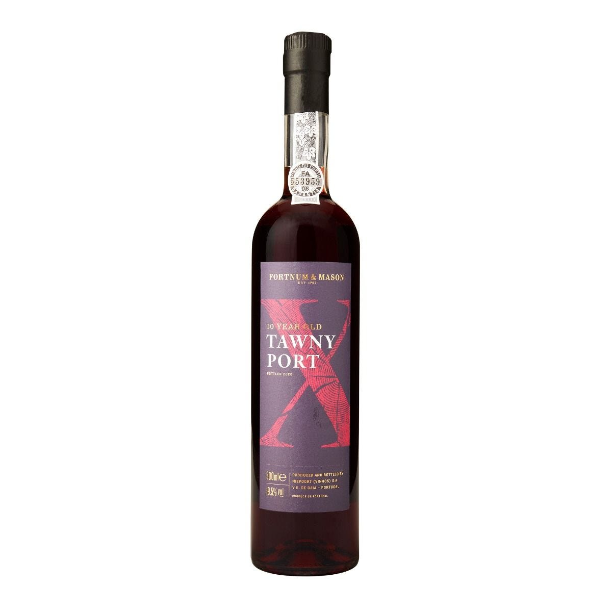 Fortnum's 10-Year Tawny Port 50cl, UK version