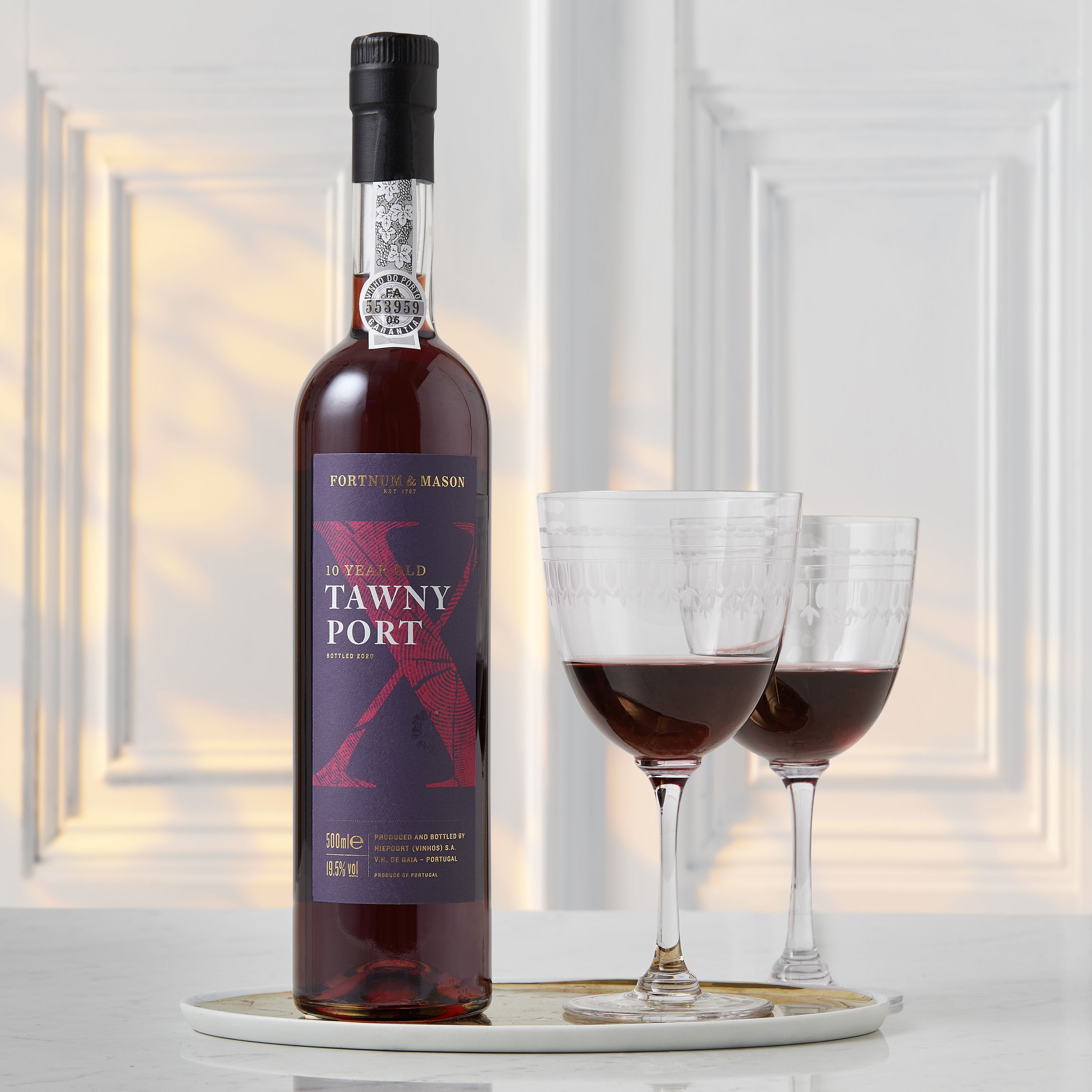 Fortnum's 10 Year Old Tawny Port 50cl bottle, UK version