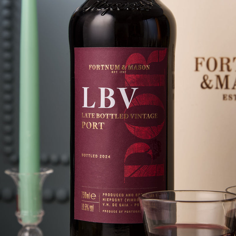 Fortnum's Champagne and Port gift box 75cl each - British product