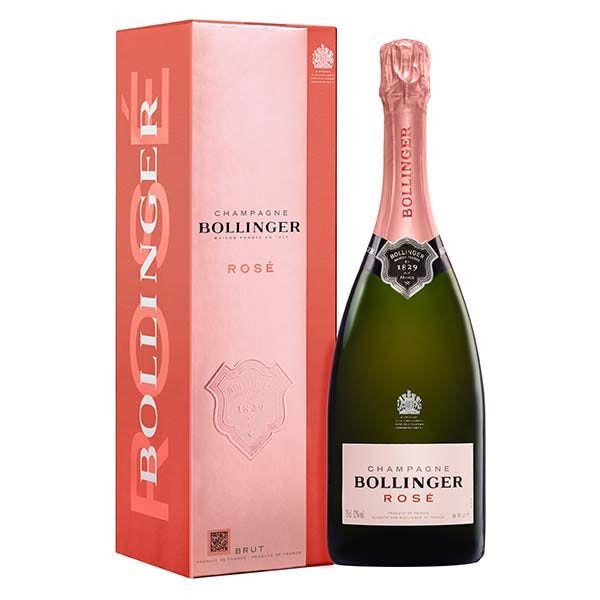 Bollinger Rosé Champagne NV 75cl gift box - British product