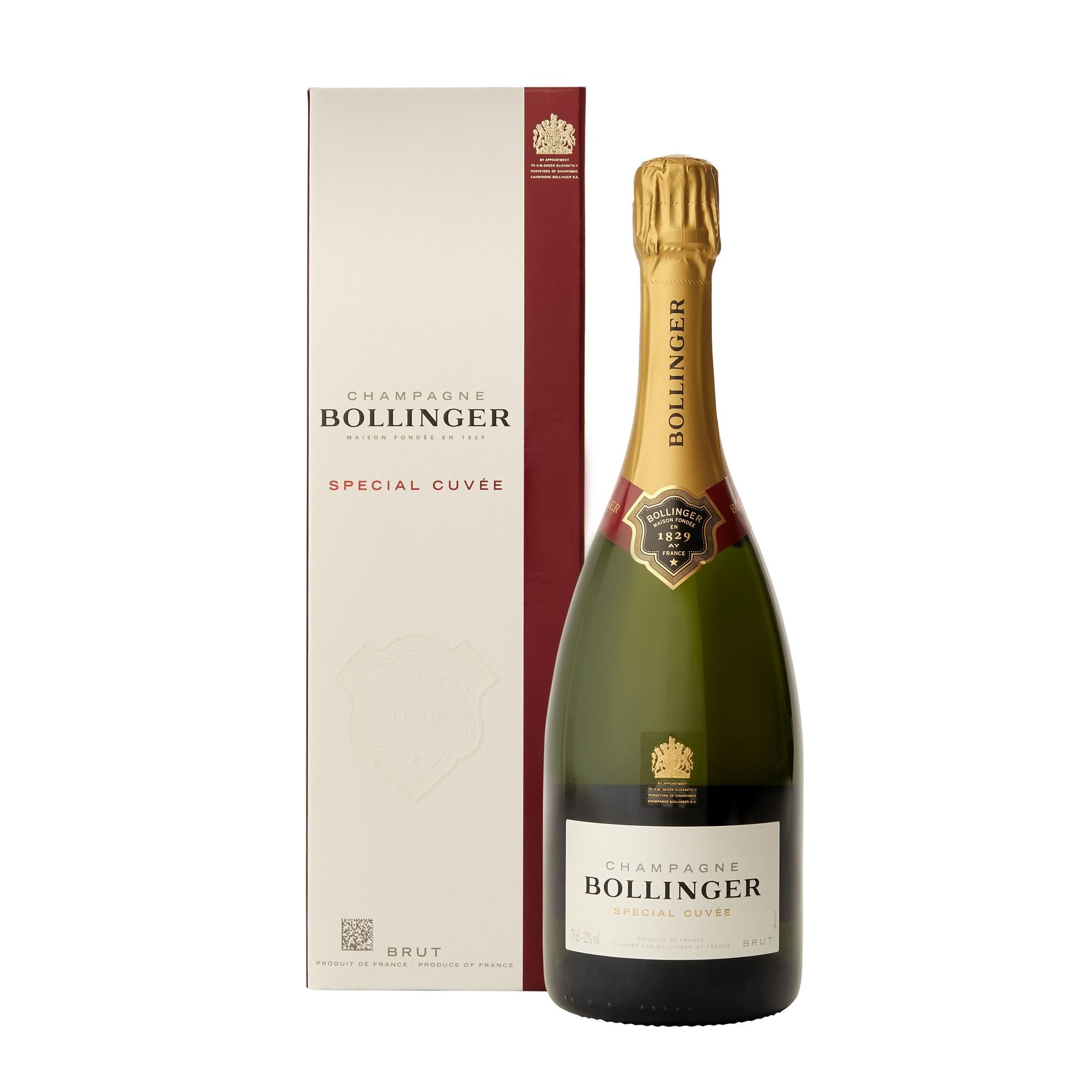 Bollinger Special Cuvée champagne gift box 75cl, imported from the UK