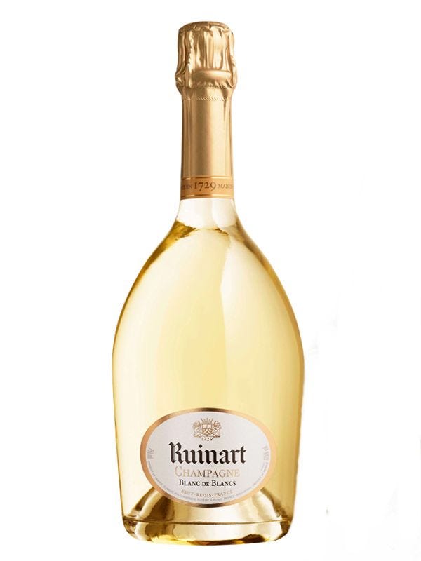Ruinart champagne Blanc de Blancs 75cl, UK version