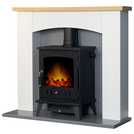 Adam Huxley white and grey electric stove suite - British product