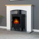 Adam Huxley white and grey electric stove suite - British product