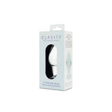 Clarity glass butt plug Utopian Bud 3.5 inches, imported from the UK
