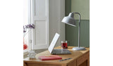 Habitat Benson metal table lamp in matt grey, UK version