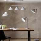 Habitat Benson Metall Bordlampe i Matt Grå