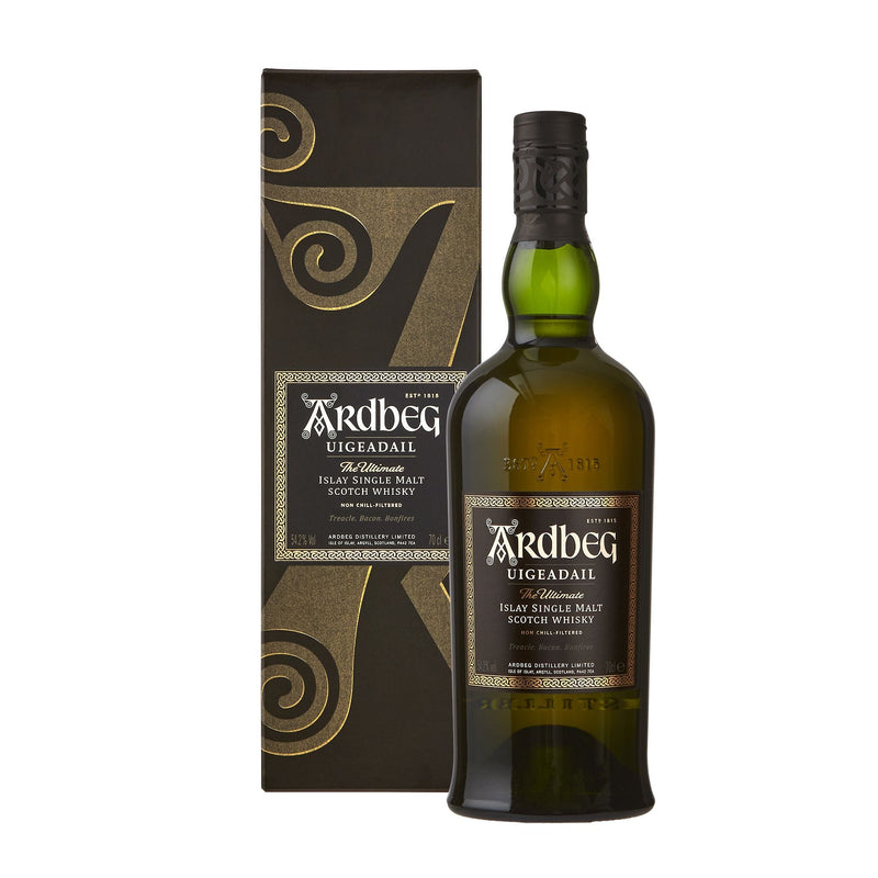 Ardbeg Uigeadail single malt whisky 70cl, UK version