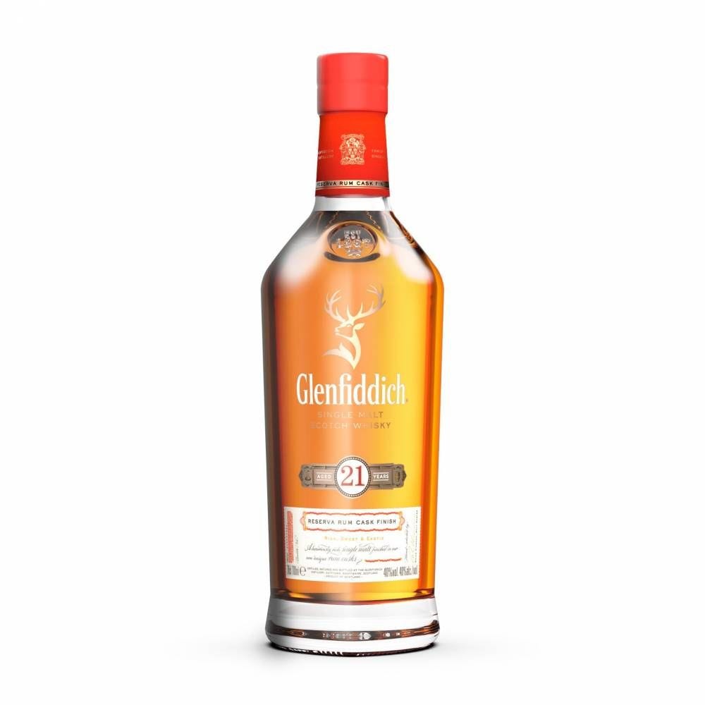 Glenfiddich 21 Year Old single malt whisky 70cl, imported from the UK