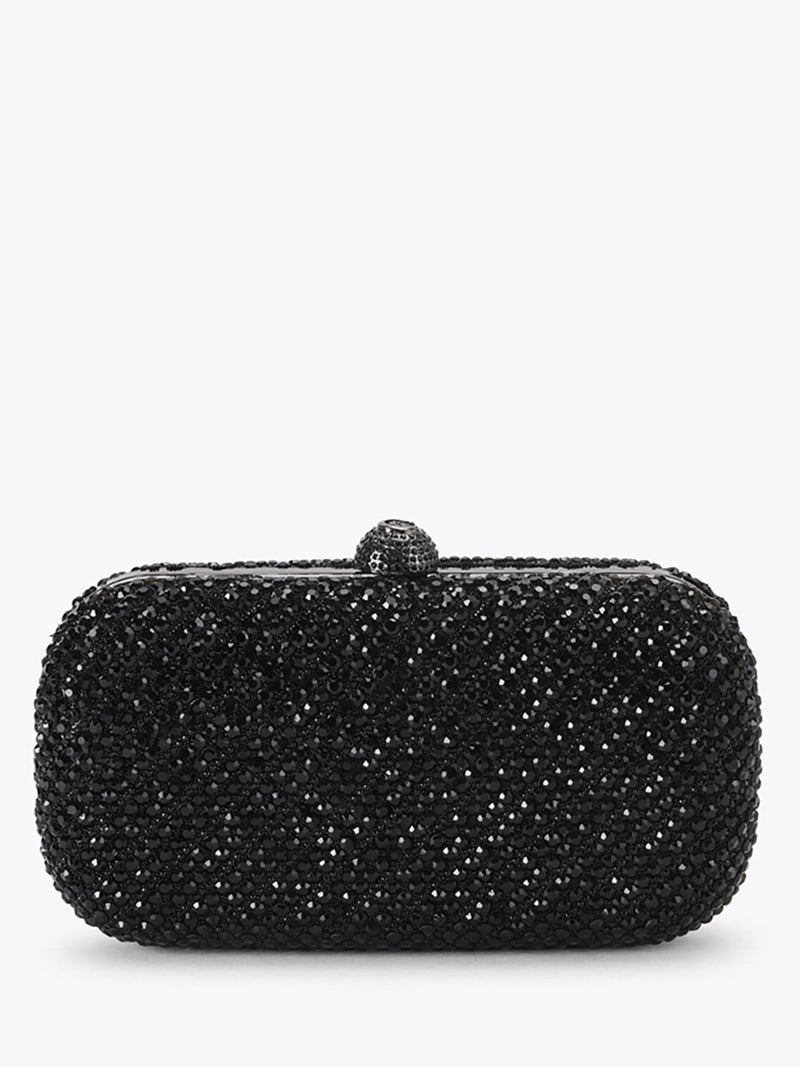 Carvela Gold Cecilia Hard Clutch Bag