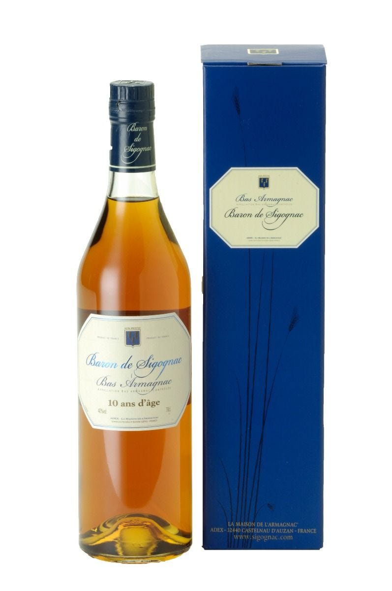 Baron de Sigognac 10 Year Old Spirit 70cl, UK version
