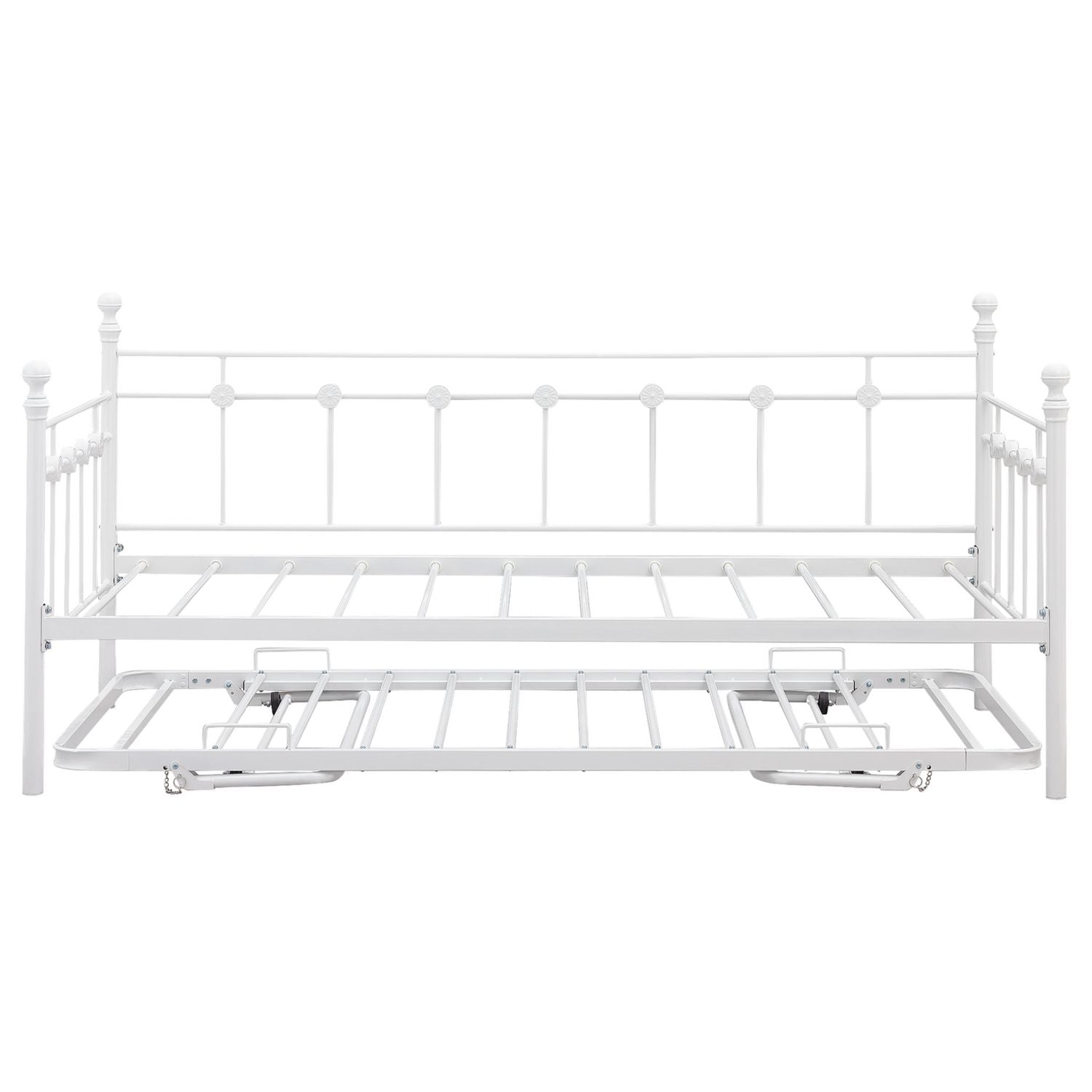 Argos Home Abigail daybed with trundle and two mattresses in white - British product