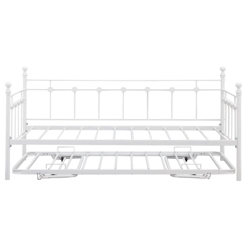 Argos Home Abigail daybed with trundle and two mattresses in white - British product