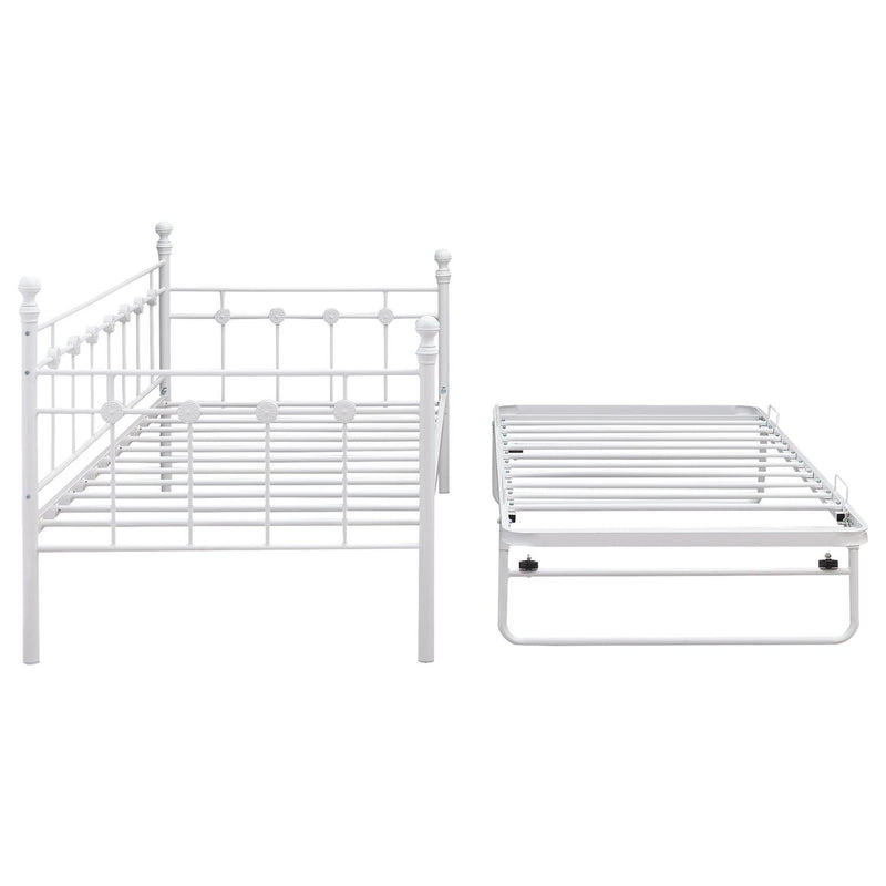 Argos Home Abigail daybed with trundle and two mattresses in white - British product