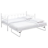 Argos Home Abigail daybed with trundle and two mattresses in white - British product