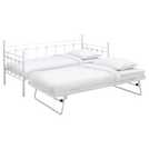Argos Home Abigail daybed with trundle and two mattresses in white - British product