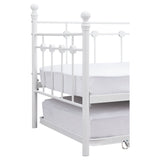 Argos Home Abigail daybed with trundle and two mattresses in white - British product