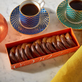 Fortnum's chocolate-dipped lemon slices 140g, imported from the UK