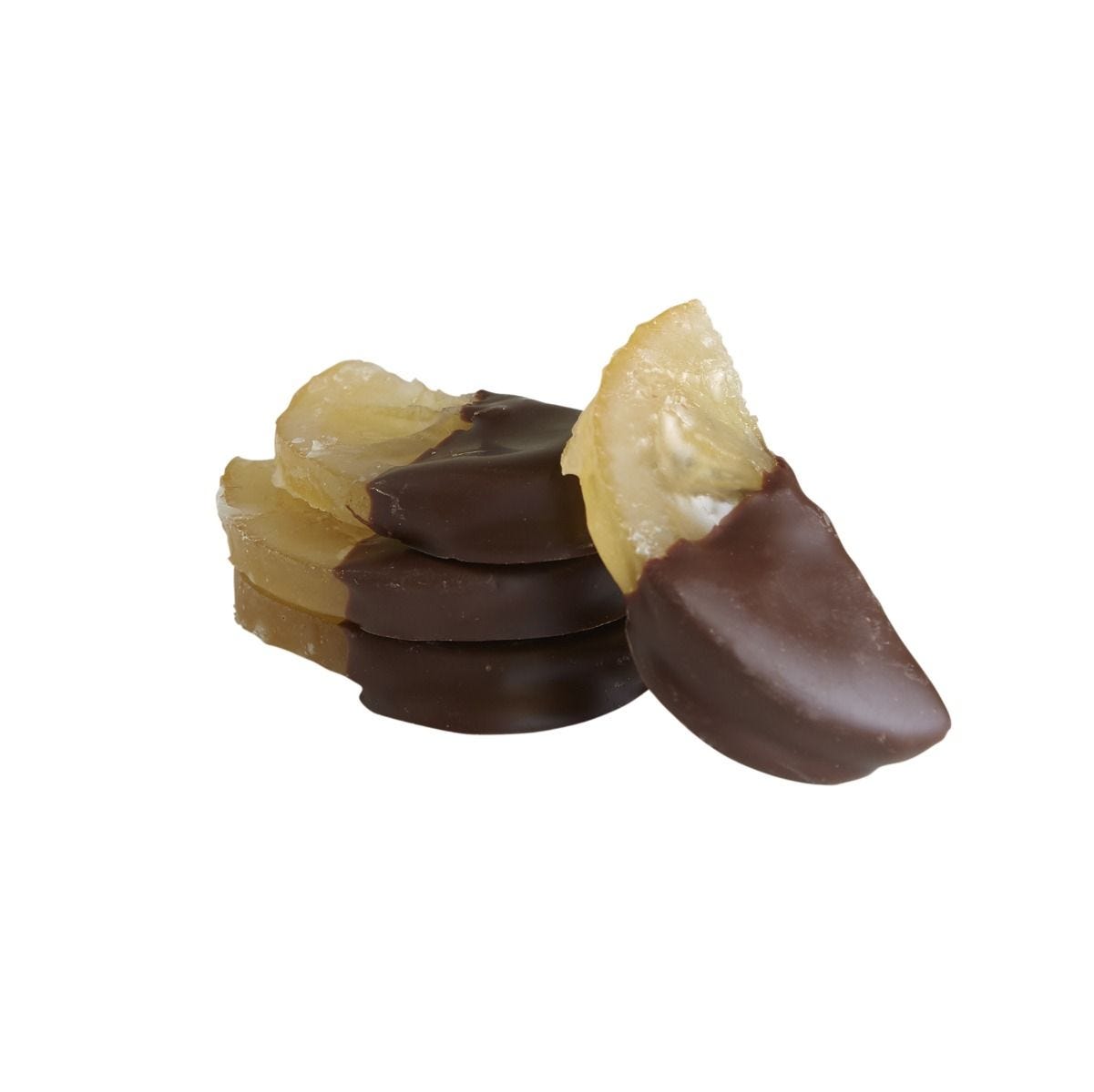 Fortnum's chocolate-dipped lemon slices 140g, imported from the UK