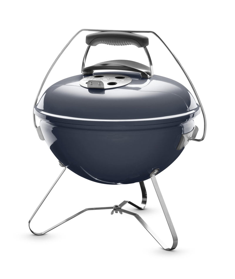 Weber Smokey Joe portable charcoal BBQ Slate Blue 5.5kg (British brand)