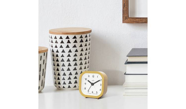 Acctim Remi Analogue Alarm Clock - Mustard