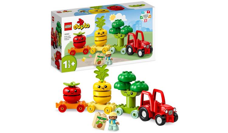 LEGO DUPLO My First Fruit and Vegetable Tractor Toy 10982