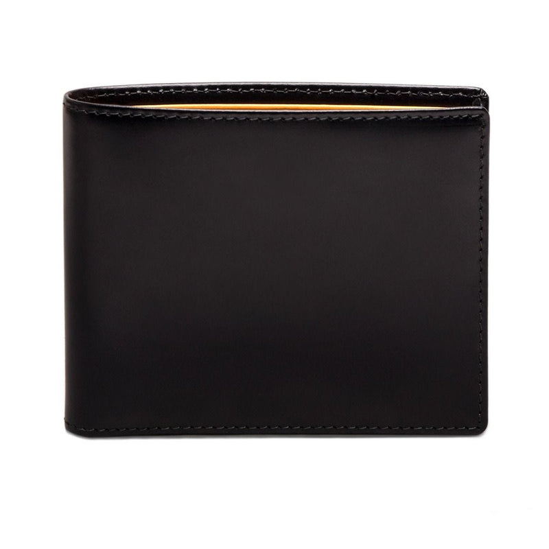 Ettinger bridle billfold wallet black and yellow (British brand)