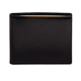 Ettinger bridle billfold wallet black and yellow (British brand)
