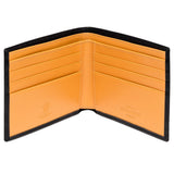 Ettinger bridle billfold wallet black and yellow (British brand)