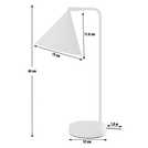 Habitat Cone adjustable table lamp in rose 40cm, UK version