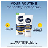 Nivea Men Sensitive Moisturiser Spf15 With 0% Alcohol 75Ml GOODS Superdrug   