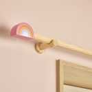 Habitat Kids wooden rainbow curtain pole 120cm, UK version