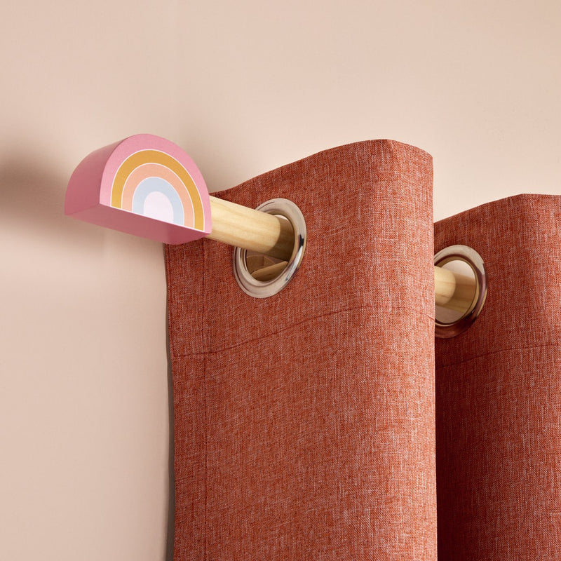Habitat Kids wooden rainbow curtain pole 120cm, UK version