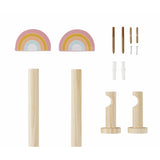 Habitat Kids wooden rainbow curtain pole 120cm, UK version