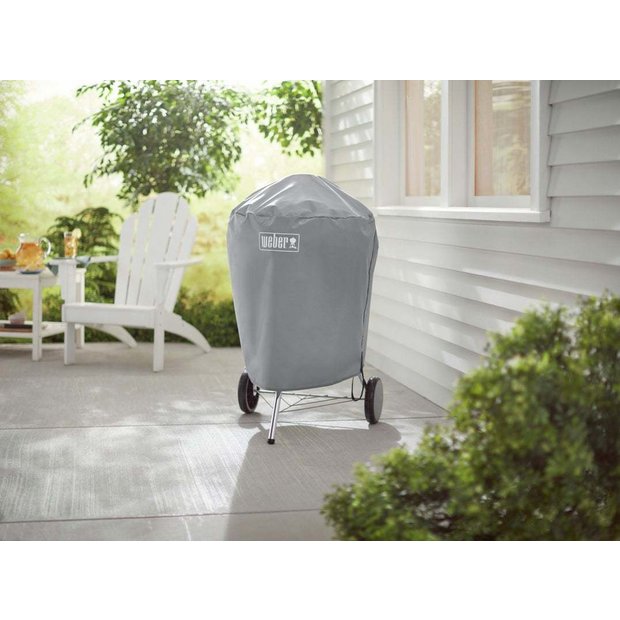 Weber charcoal BBQ cover for outdoor use (British brand)