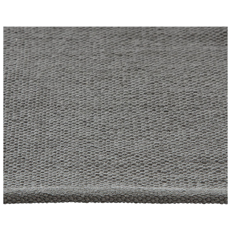 Argos Home Plain Grey Cotton Flatweave Rug 120x170cm - British product