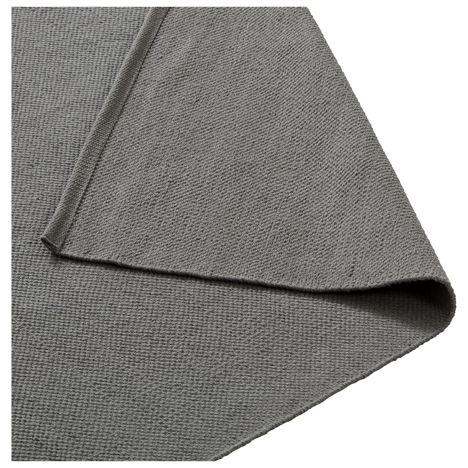 Argos Home Plain Grey Cotton Flatweave Rug 120x170cm - British product