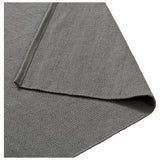 Argos Home Plain Grey Cotton Flatweave Rug 120x170cm - British product