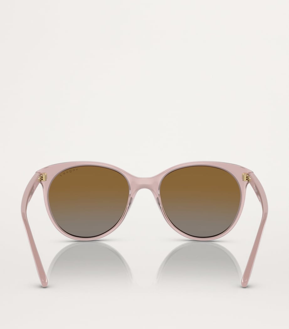 Vogue acetate round sunglasses with UV protection (British brand)