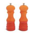 Habitat salt and pepper mill set in orange, UK version