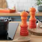 Habitat salt and pepper mill set in orange, UK version