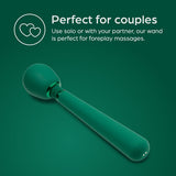 So Divine rechargeable Wonder Wand massager in green (British brand)