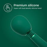 So Divine rechargeable Wonder Wand massager in green (British brand)