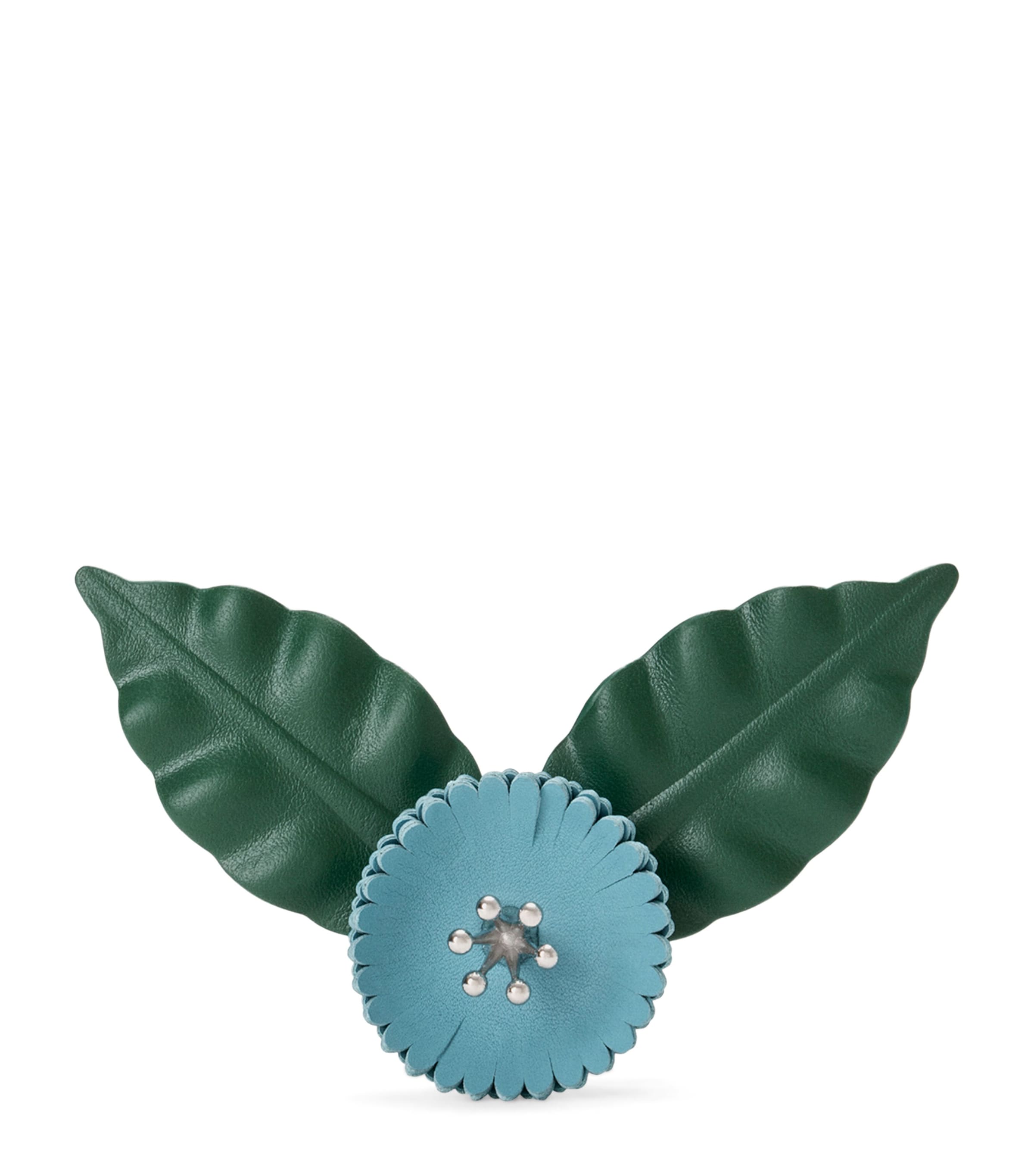 LOEWE leather flower pin from Paula's Ibiza collection, UK version