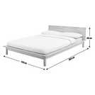 Habitat Akio Double Wooden Platform Bed Frame in Natural, UK version