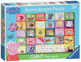 Ravensburger Peppa Pig Alphabet Giant Floor Puzzle 24 piece, imported from the UK